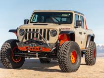 Bare Steel Nighthawk Mid-tube Stinger Front Bumper with Aluminum Skid for JK, JL, and JT - Bare Steel Artec Industries
