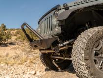 Jeep JL,JT,JK Sentinel Front Bumper with Hoop - Black Powder Coat Artec Industries
