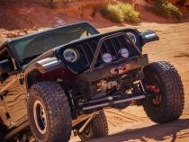 Jeep JL,JT,JK Sentinel Front Bumper with Hoop - Black Powder Coat Artec Industries