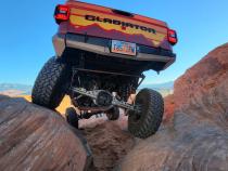 07-Up Jeep Wranger/Gladiator High Clearance Rear Cut Bumper End Pods Raw Steel