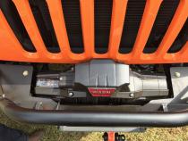Jeep JK Front Bumper W/Stinger 07-18 Wrangler JK Crusher Series Bare Steel Motobilt