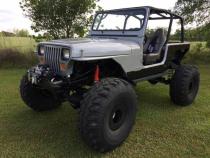 Jeep YJ Rocker Guards For Competition Corners 87-95 Wrangler YJ Bare Steel Motobilt