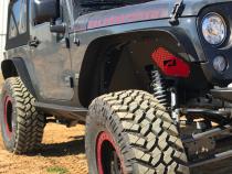 Jeep JK Rocker Guards W/Step 07-18 Wrangler JK Crusher Series Bare Steel Motobilt