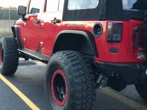 Aluminum Crusher 2 Inch Rear Fenders for Jeep JK / JKU Motobilt