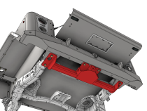 Receiver Hitch for Bobbed Replacement Motobilt