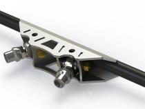 Triangulated Lower Link Mount Large For 1.75 Inch OD Round Tube Motobilt