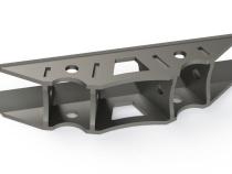 Triangulated Lower Link Mount Large For 1.75 Inch OD Round Tube Motobilt