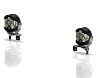 Headlight Bracket Kit for Baja Designs LP6 for Jeep JK Motobilt