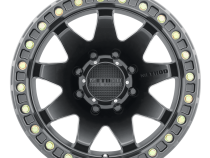 Aluminum Wheels 17x9 MR108 Bolt Pattern 8 On 165.1 Offset -44 Lip Size 0.63 Matte Black MB Method