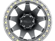 Aluminum Wheels 17x9 MR108 Bolt Pattern 8 On 165.1 Offset -44 Lip Size 0.63 Gloss Titanium GY Method