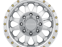Aluminum Wheels 20x10 Double Standard MR304 Bolt Pattern 8 On 180 Offset -18 Lip Size 3.9 Machined SL Clear Coat Method