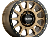 Aluminum Wheels 20x9 NV MR305 Bolt Pattern 8 On 170 Offset 18 Lip Size 1.42 Method Bronze BRZ Black Street Loc Method