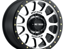 Aluminum Wheels 18x9 NV MR305 Bolt Pattern 8 On 170 Offset 18 Lip Size 1.38 Black BM Machined Face-Black Street Loc Method