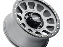 Aluminum Wheels 18x9 NV MR305 Bolt Pattern 8 On 170 Offset 18 Lip Size 1.38 Titanium TT Matte Black Lip Method