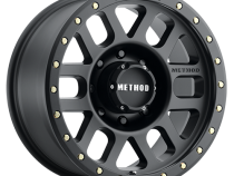 Aluminum Wheels 18x9 Grid MR309 Bolt Pattern 8 On 180 Offset 18 Lip Size 1.65 Matte Black MB Method