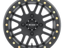 Aluminum Wheels 15x8 MR406 Beadlock UTV Bolt Pattern 4 On 136 Offset 0 Lip Size 2.17 Matte Black MB Method