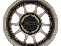 Aluminum Wheels 15x10 MR409 Bead Grip UTV Bolt Pattern 4 On 136 Offset 0 Lip Size 4.33 Steel Grey GY Method