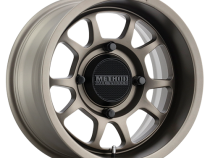 Aluminum Wheels 15x8 MR409 Bead Grip UTV Bolt Pattern 4 On 136 Offset 0 Lip Size 3.15 Steel Grey GY Method