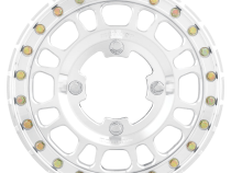 Aluminum Wheels 15x5 MR412 Beadlock UTV Bolt Pattern 4 On 136 Offset 43 Lip Size 0 Machined Raw Machined Method
