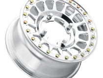 Aluminum Wheels 15x7 MR413 Beadlock UTV Bolt Pattern 4 On 136 Offset 38 Lip Size 0 Polished Method