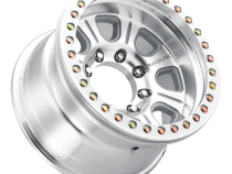 Aluminum Wheels 17x9.5 Monster Beadlock RT233 Machined Silver -32 Offset 8 on 170 Bolt Pattern 131 Bore Raceline