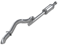 Jeep Cat Back Exhaust System Single Rear Exit Armor Lite Series For 18-Up Wrangler JL 2/4 Door 2.0L, 3.6L MBRP