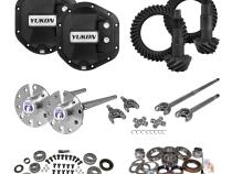 Stage 4 Jeep JK Re-Gear Kit W/Covers Fr &amp;amp; Rr Axles Dana 44 5.38 Ratio JK Rubicon D44 Stage 4 Gear Kit Package 5.38 Ratio F&amp;amp;R Covers &amp;amp; 4340 F&amp;amp;R Axle Kits Yukon Gear
