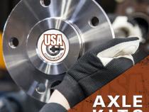 Rear Axle Kit Fits Ford 8.8 Inch Diff 31 Spline Left Hand 33-1/16 Inch Long USA Standard