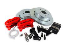 SS4 Brake System Rear 07-17 Jeep Wrangler JK 18-Current Wrangler JL And 20-Current Gladiator JT W/OE Rear End Silver Baer Brakes