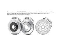 Claw Performance Rotors Rear (Slot/Zinc Only) 07-18 Jeep Wrangler JK Baer Brakes