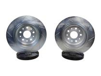 Claw Performance Rotors Rear (Slot/Zinc Only) 18-24 Jeep Wrangler JL And 20-24 Gladiator JT W/Br3 Brake Code Baer Brakes