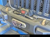 JL/JT Winch Plate Kit for Factory Steel Bumper (for use with or without CE-9033JLS RockJock Towing Kit) RockJock 4X4