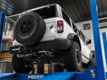 21-Up Ford Bronco 2.3L/2.7L EcoBoost 2/4-Door T304 Stainless Steel 3 Inch Cat-Back Dual Split Rear MBRP