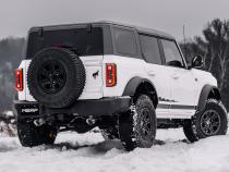 21-Up Ford Bronco 2.3L/2.7L EcoBoost 2/4-Door Black-Coated Aluminized Steel 3 Inch Cat-Back Dual Split Rear MBRP
