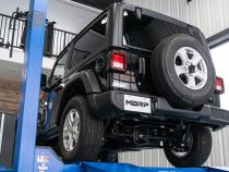 Jeep Cat Back Exhaust System Single Rear Exit Armor Lite Series For 18-Up Wrangler JL 2/4 Door 2.0L, 3.6L MBRP