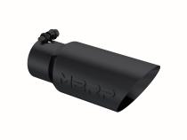 Exhaust Tip 4 Inch O.D. Dual Wall Angled 3 Inch Inlet 10 Inch Length Black MBRP